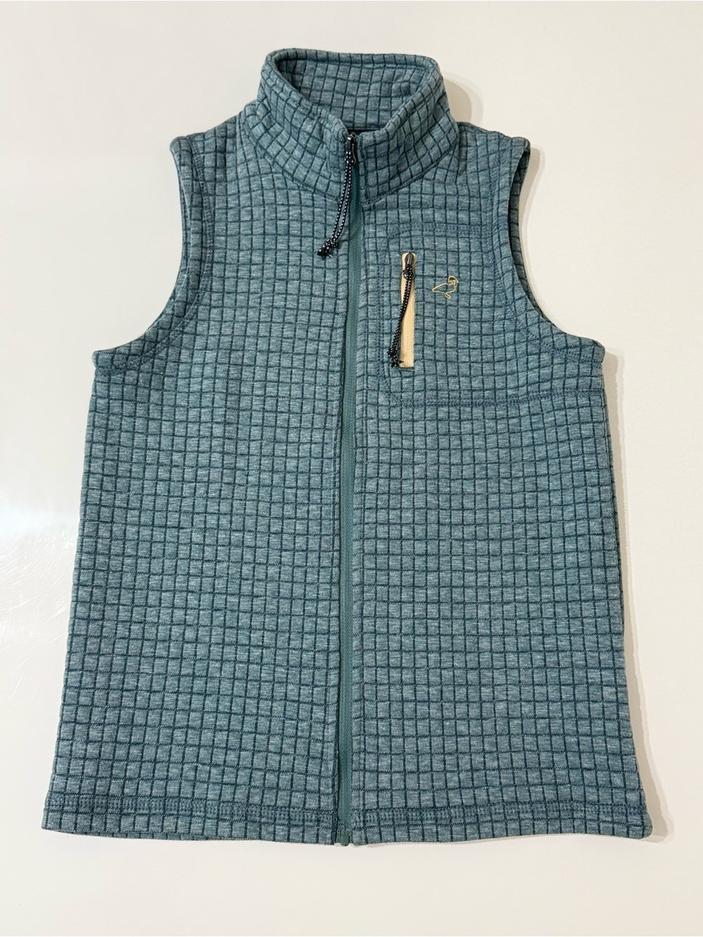 Properly Tied Boys Delta Vest in Brushed Green - Youth Medium (10-12)